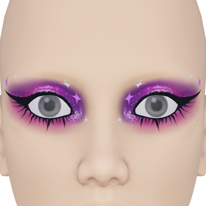 Galaxy Sparkle Purple Eyeshadow