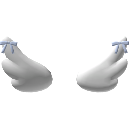white wings w/ Bow ♡ Roblox item