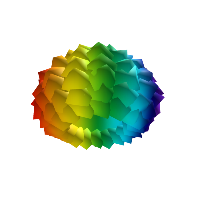 Rainbow Clown Hair