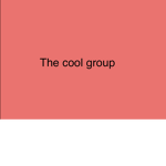 The COOL Group………..