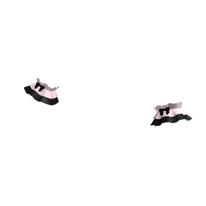 black / pink french chic cute egl ruffle cuffs