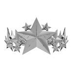 Monochrome Star Crown
