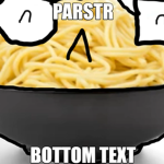Bowl of PARSTR