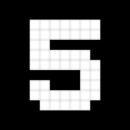 Number 5 (Pixel Art) Roblox decal