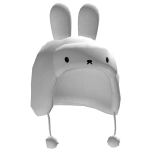 ♡ kawaii white bunny ushanka
