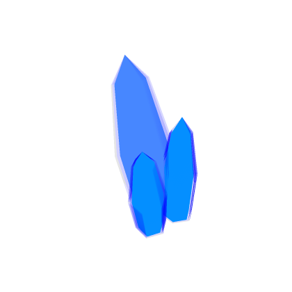 crystal cluster (blue)