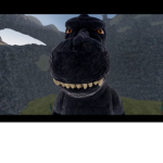 Godzilla stepped on a lego