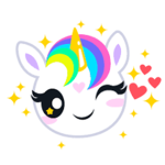 unicornioos kawaiiiis arcoiriis