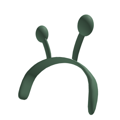 light green alien antenna headband