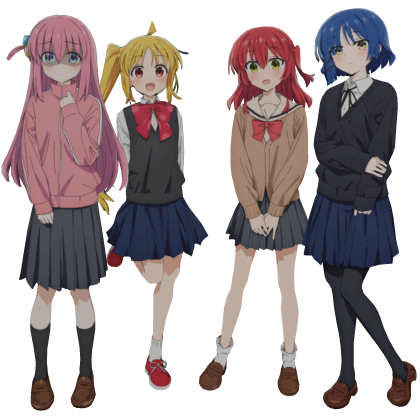 Bocchi The Rock Anime Girls