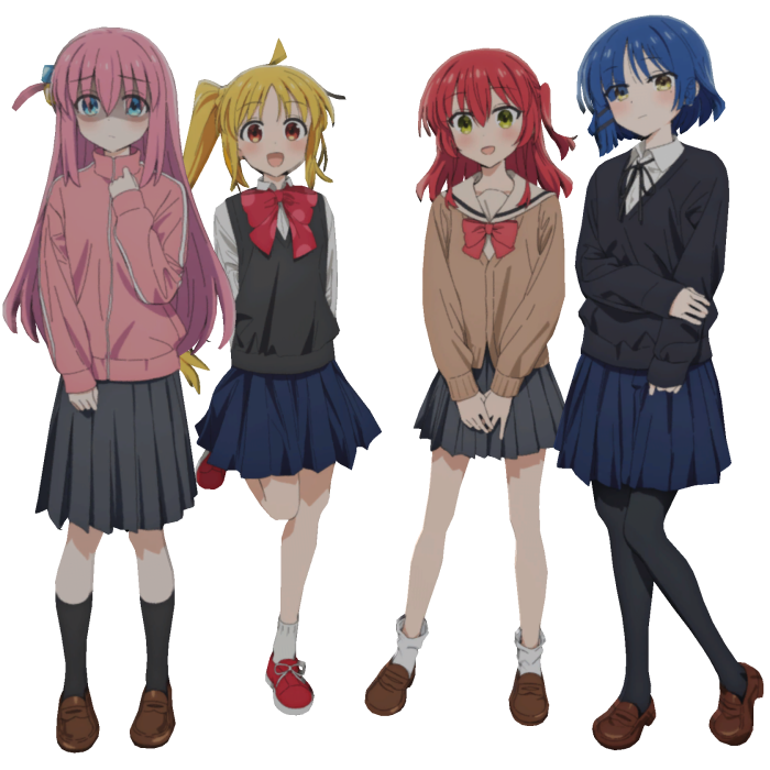Bocchi The Rock Anime Girls