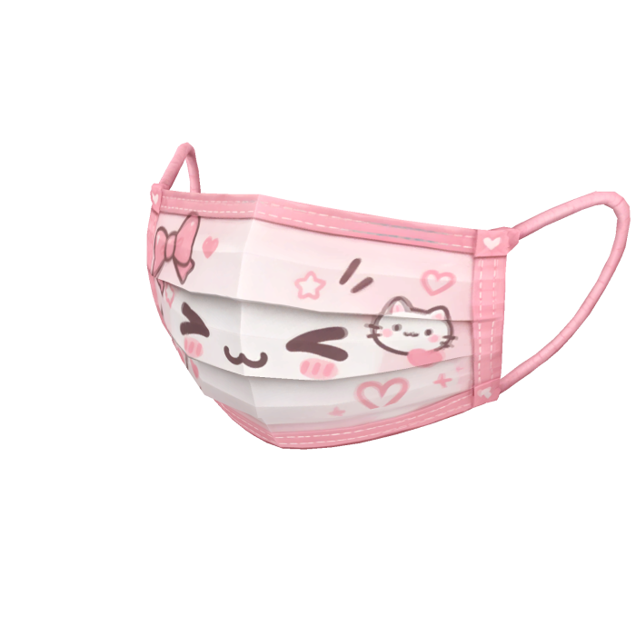 Pastel Kawaii Cat Mask