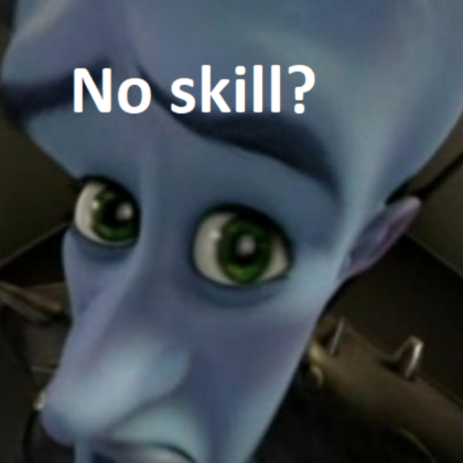 Megamind no skill? meme Roblox decal