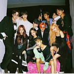 BTS and Blackpink Kpop group