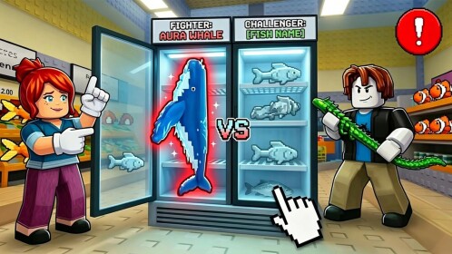 [🦖&٨]🦈 Lute no mercado de peixes 