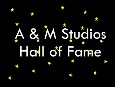 (NEW) A & M Studios Hall Of Fame