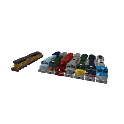 UP Heritage Pack (Comes with UP Flared SD70M)