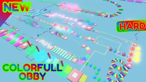 (100 STAGES) COLORFULL HARD OBBY! 