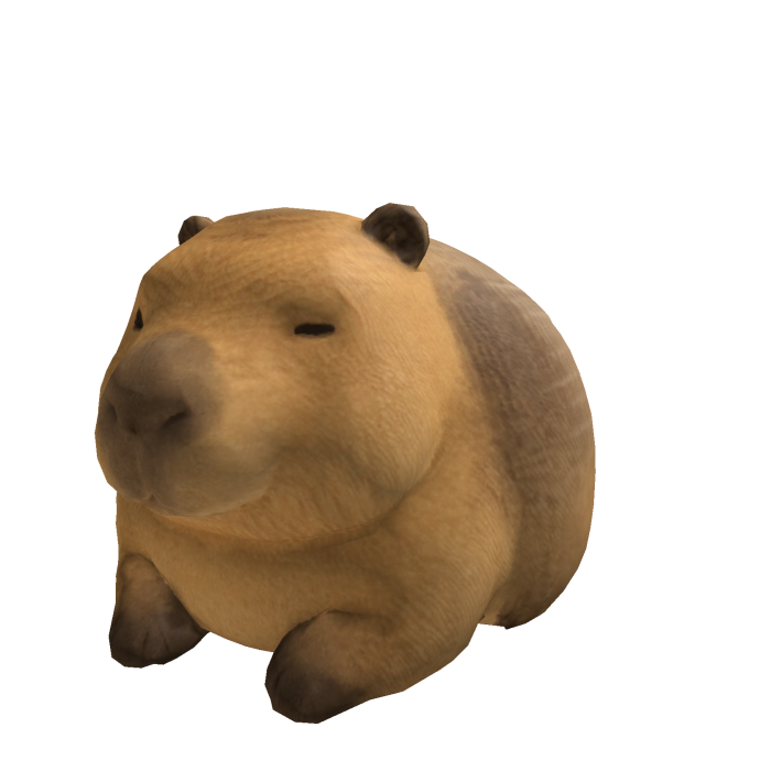 Sleepy Capybara Shoulder Pal