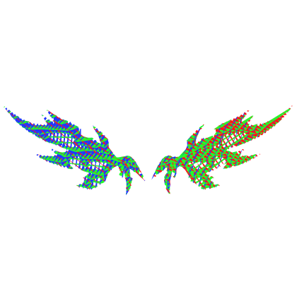 Animated Rainbow Royal Wings