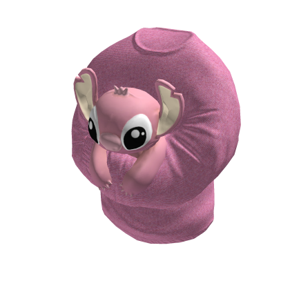 sweater hugging pink angel stitch bunny alien thumbnail