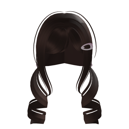 cutepigtailsbrownwclips