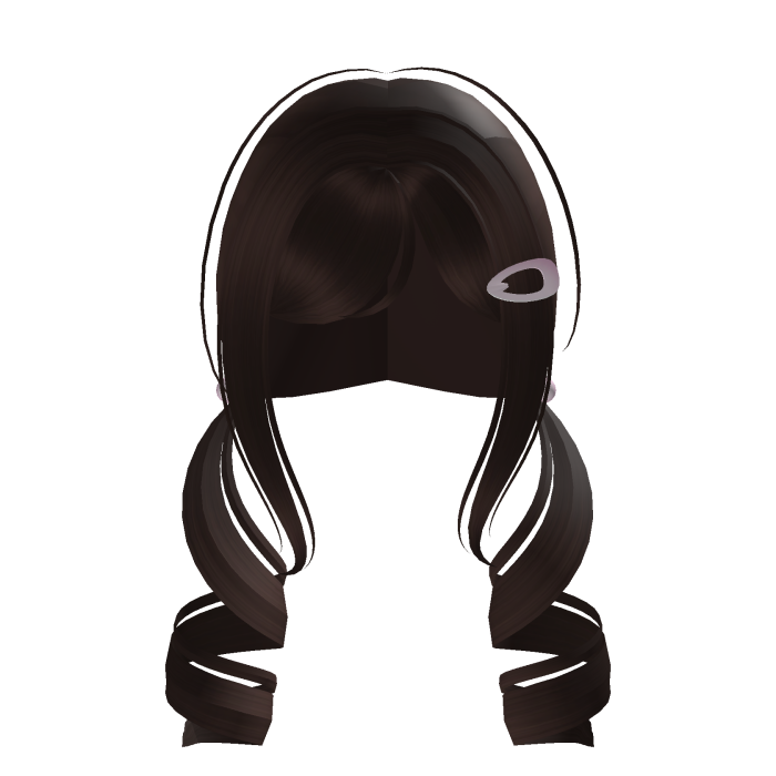 cutepigtailsbrownwclips