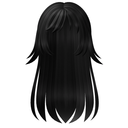 𐙚 Anime Hime Long Hair In Black Roblox item