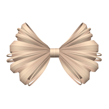 Large Hair Bowtie (Blonde) Roblox item