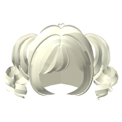 . ‿ ♡ squiggle mini curly cute pigtails blond