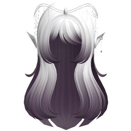 White Purple Elf Fantasy Queen Hair Tiara