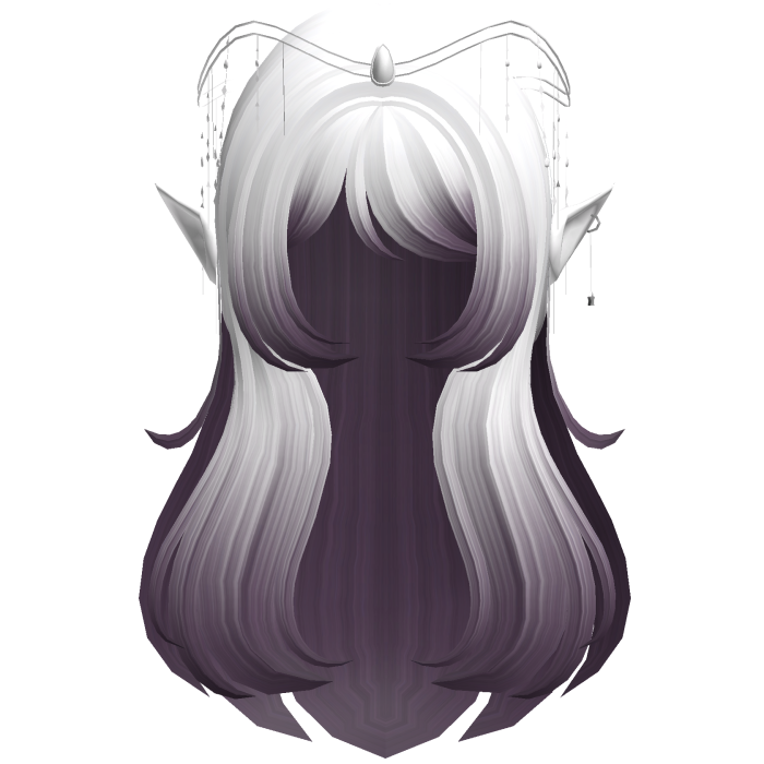 White Purple Elf Fantasy Queen Hair Tiara