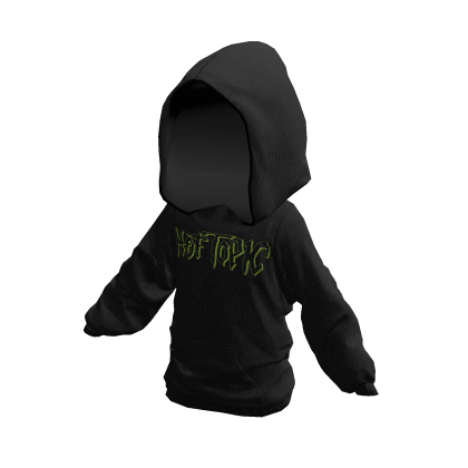 Classic Hot Topic Logo Green and Black Hoodie