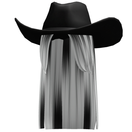 Cowgirl Hat w/ Long Straight Hair  Roblox item