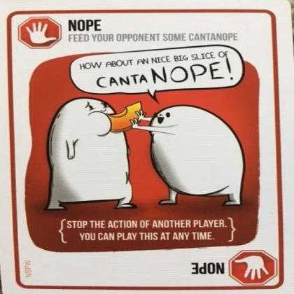 Exploding Kittens: Nope Card
