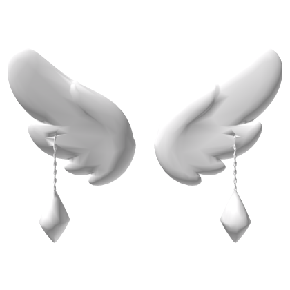 Small White Angel Wings