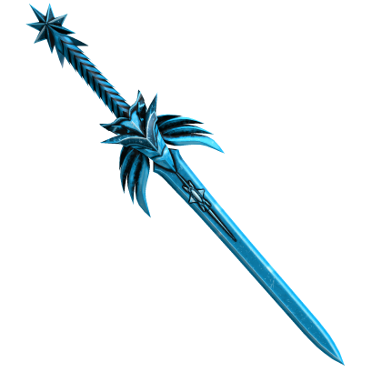 Cyan Sunset Warrior Sword