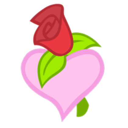 Cutie Mark (Heart And Rose) Roblox decal