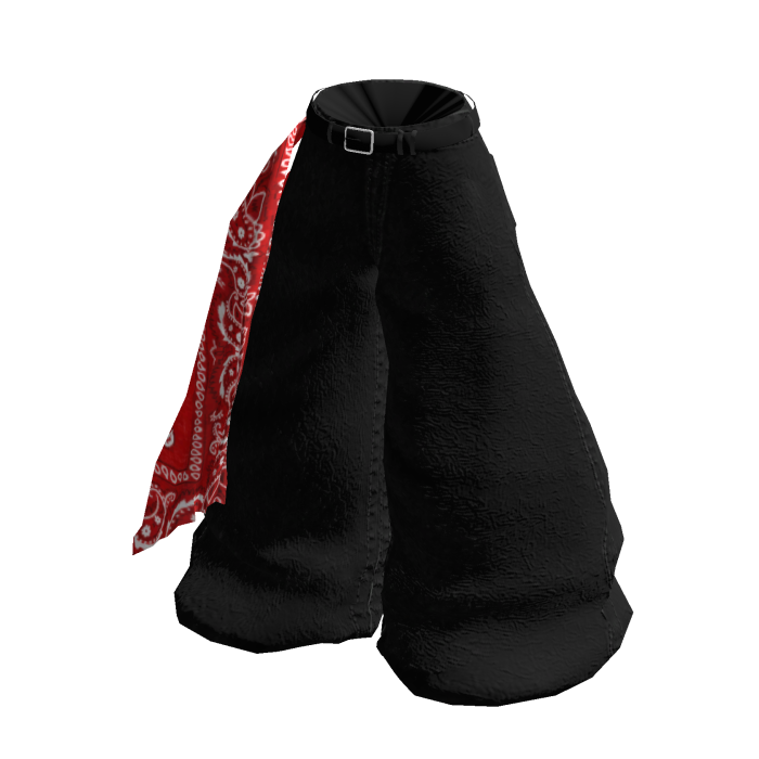 ✅🔴Y2K Black Baggy Bandana Pants✅🔴