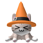 🍀Cute Halloween Tabby Cat Hat (Orange)