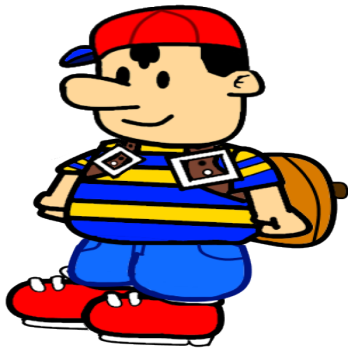 Paper Mario Style - N e s s Roblox decal