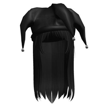 Moe Jester Hat Black Hair
