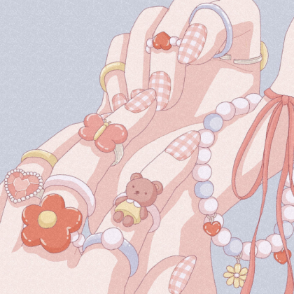 pastel anime pink bracelet hands idk Roblox decal
