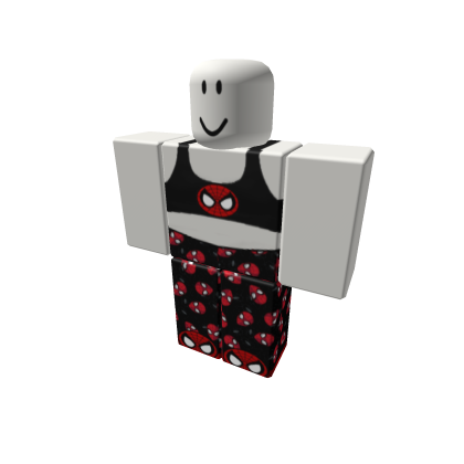 red spiderman da hood y2k pjs pajamas vkei