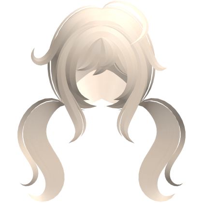 kawaii messy tweencore pigtails in blonde