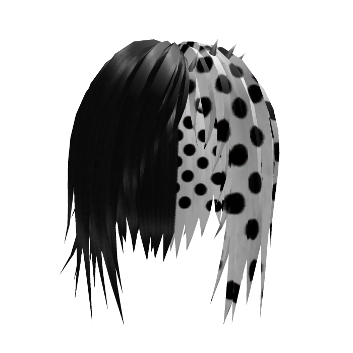 Polka Dot Vampire Vkei Spiky Hair