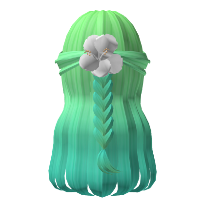 Ombre Braids With Flower thumbnail