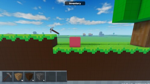 block and pickaxe