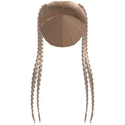 High Pigtail Braids in Blonde Roblox item