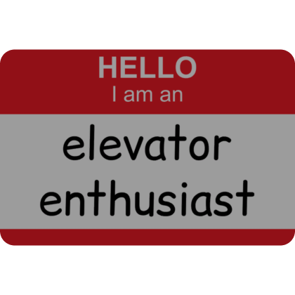 Elevator Enthusiast Nametag thumbnail